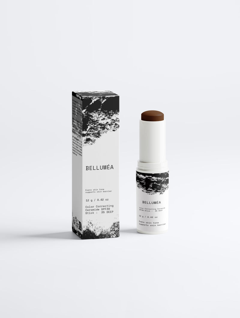 BELLUMÉA Ceramide Colour-Correcting Stick SPF 30 in Deep